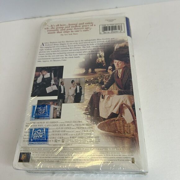 My Fair Lady Pre-Owned VHS Cassette Tape Clamshell Case New Sealed - Picture 2 of 7